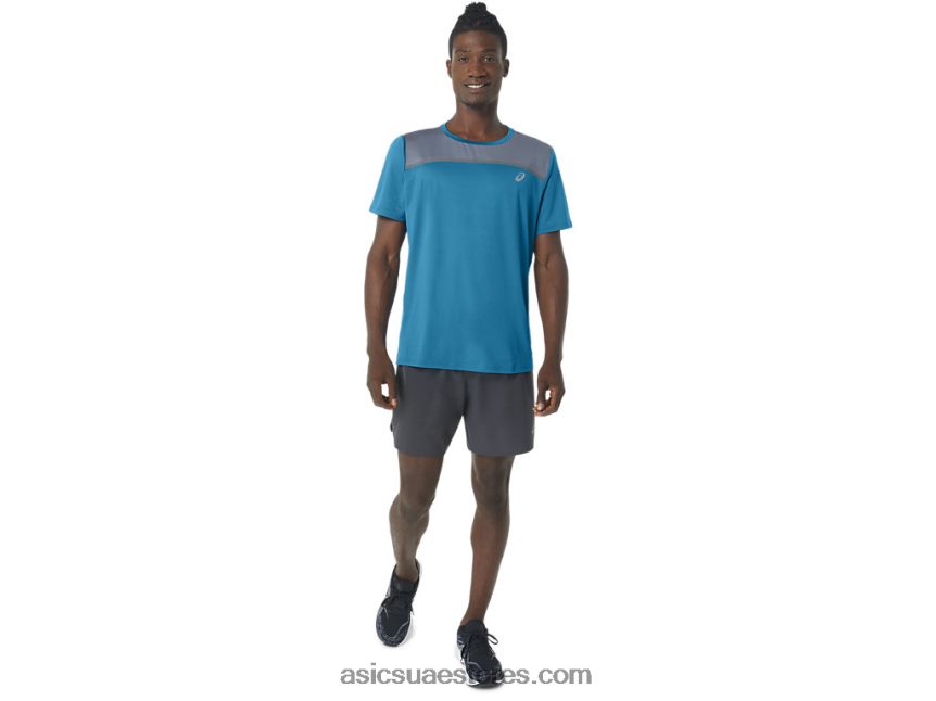 Asics الجزيرة الزرقاء الرجال قصيرة الأكمام العلاقات العامة لايت 2N24DJ229