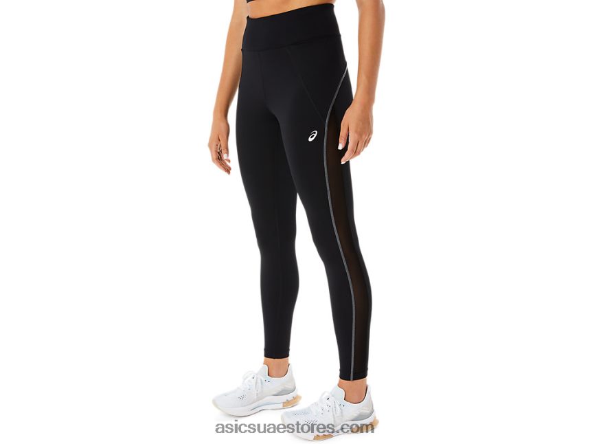Asics أسود الأداء شبكة تدريب نسائية ضيقة 2N24DJ2308
