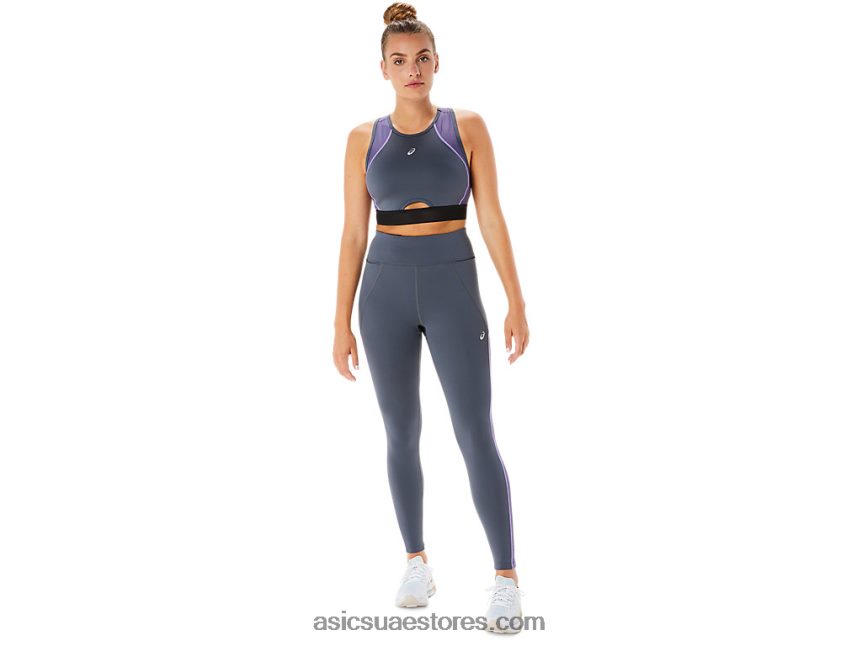 Asics رمادي الناقل شبكة تدريب نسائية ضيقة 2N24DJ2311