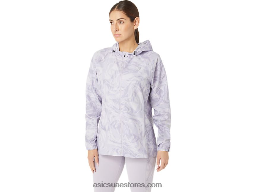 Asics قطرة سومي البنفسجي الغسق سترة نسائية قابلة للتعبئة 2N24DJ2318