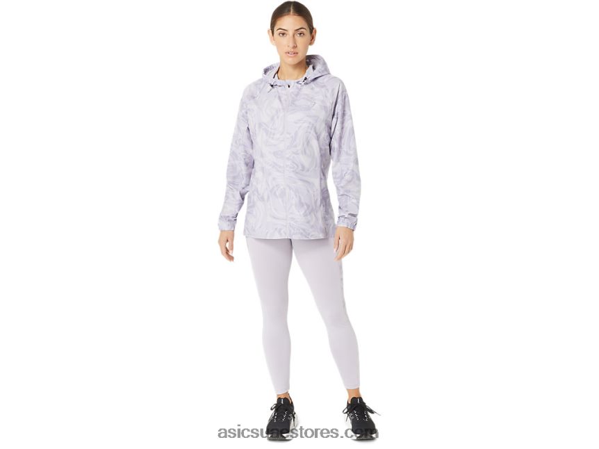 Asics قطرة سومي البنفسجي الغسق سترة نسائية قابلة للتعبئة 2N24DJ2318