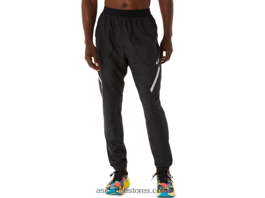 Asics أسود الأداء بنطلون عرض خفيف للرجال 2N24DJ232