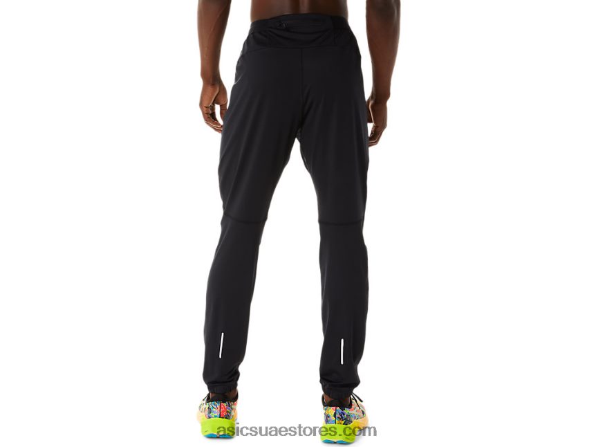 Asics أسود الأداء بنطلون عرض خفيف للرجال 2N24DJ232