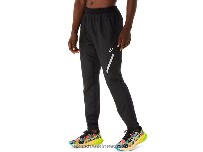 Asics أسود الأداء بنطلون عرض خفيف للرجال 2N24DJ232