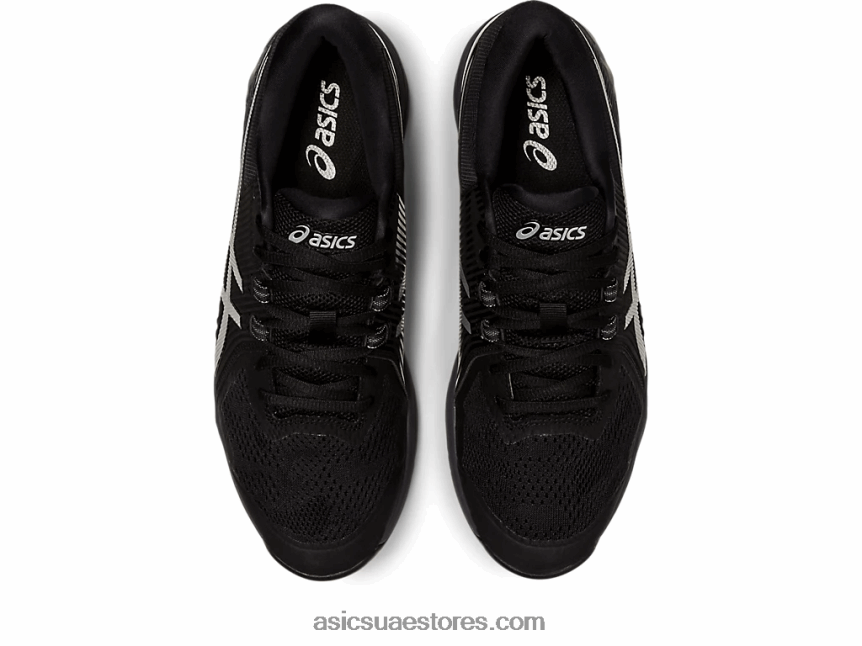 Asics أسود / رمادي الناقل جل انزلاق الرجال بالطبع 2N24DJ233