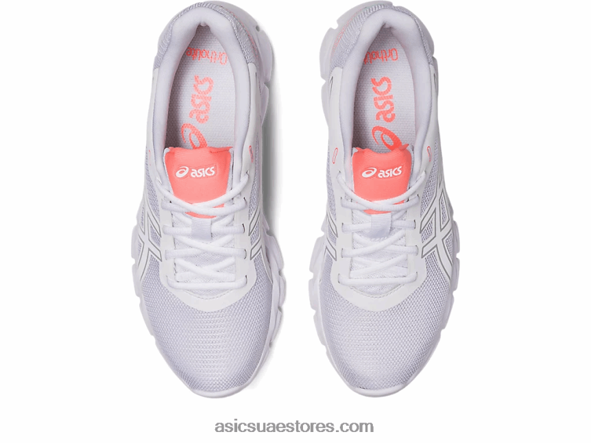 Asics أبيض / رمادي متوسط هلام الكم لايت الثاني 2N24DJ2344