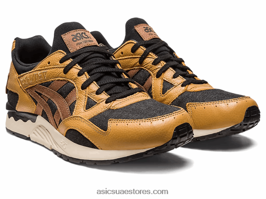 Asics قافلة / أسود جل لايت الخامس المرقعة الحديثة 2N24DJ235