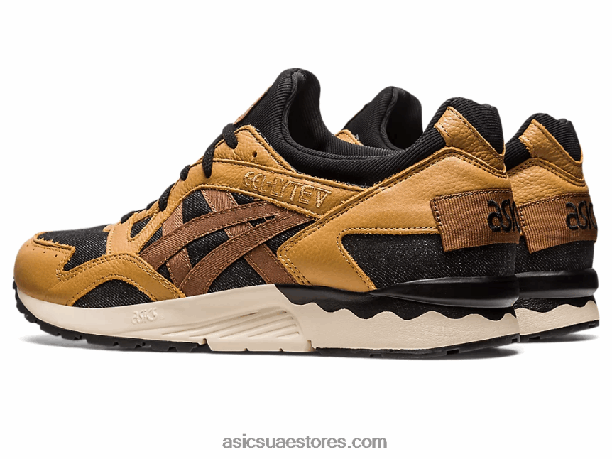 Asics قافلة / أسود جل لايت الخامس المرقعة الحديثة 2N24DJ235