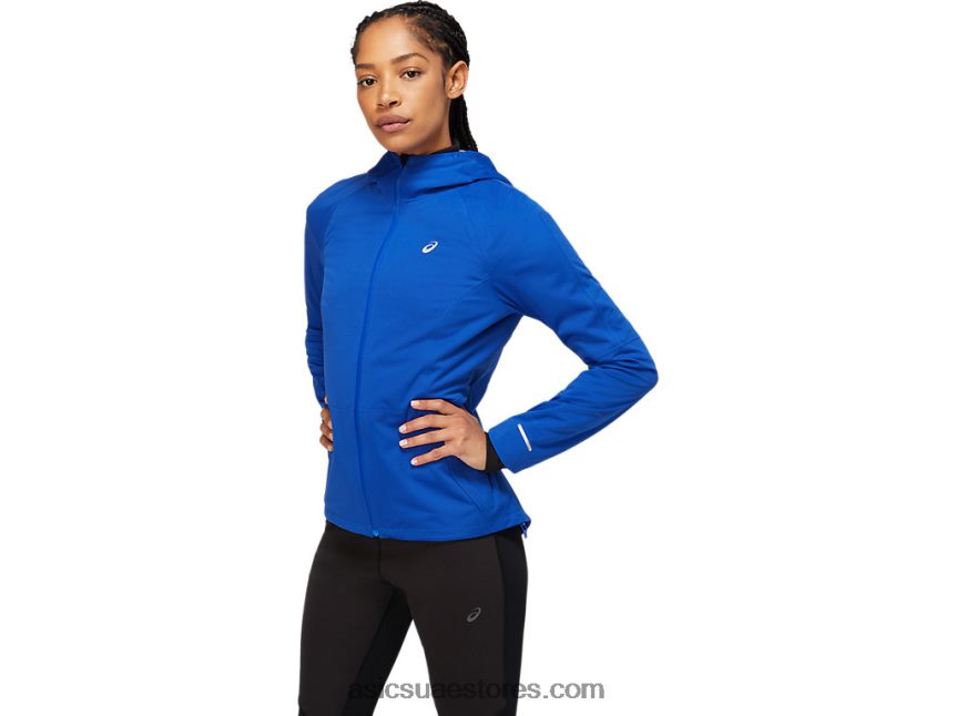 Asics موناكو الأزرق سترة تسريع الشتاء النسائية 2N24DJ2366
