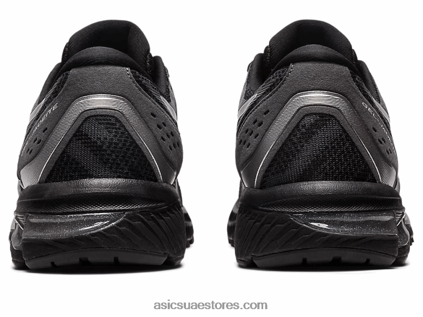 Asics أسود / فضي نقي هلام الجاديت 2N24DJ2396