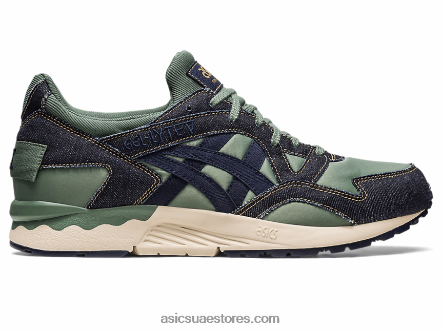 Asics منتصف الليل / لبلاب جل لايت الخامس المرقعة الحديثة 2N24DJ240