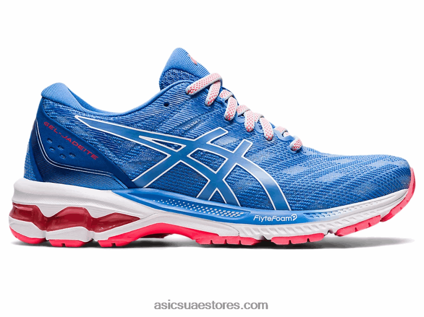 Asics ساحل أزرق / أبيض هلام الجاديت 2N24DJ2409
