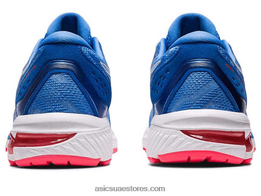 Asics ساحل أزرق / أبيض هلام الجاديت 2N24DJ2409