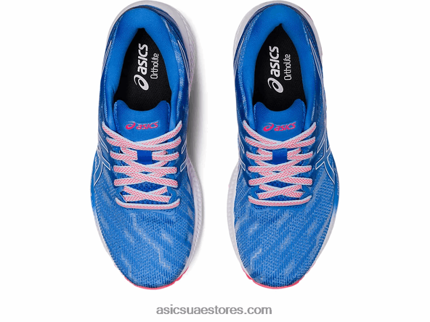 Asics ساحل أزرق / أبيض هلام الجاديت 2N24DJ2409