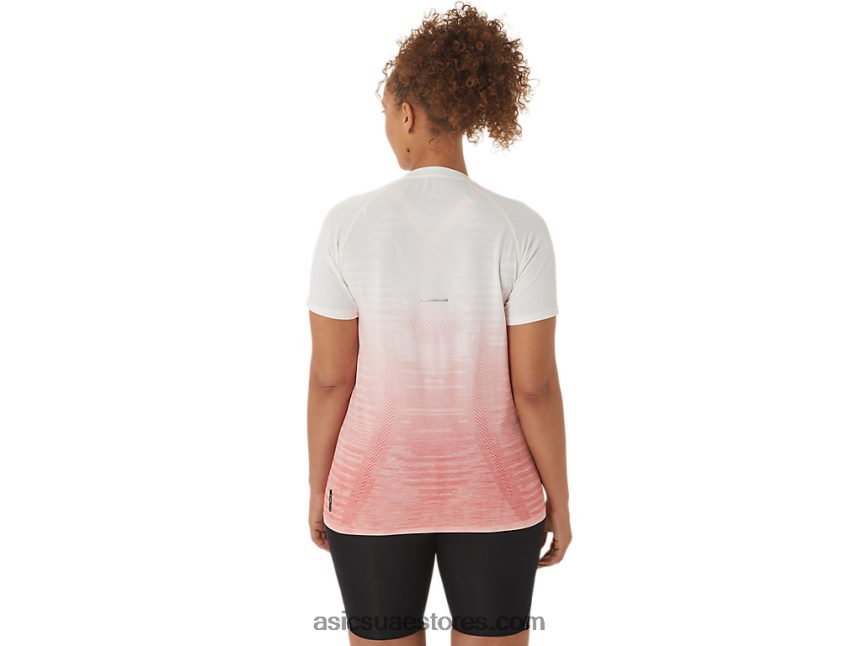 Asics كريم / بابايا المرأة كم قصير سلس أعلى 2N24DJ2441