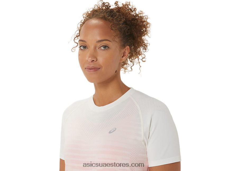 Asics كريم / بابايا المرأة كم قصير سلس أعلى 2N24DJ2441