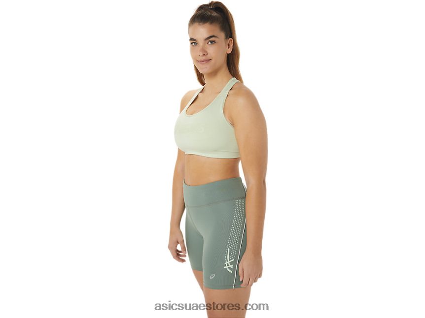 Asics همسة الخضراء حمالة صدر نسائية مبطنة 2N24DJ2514