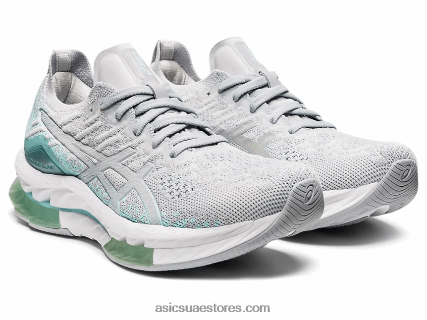 Asics الرمادي الجليدي / الرمادي بيدمونت انفجار جل كينسي 2N24DJ2593