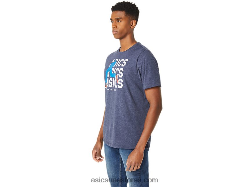 Asics هيذر الطاووس للجنسين الأزرق جان ميل طاقم المحملة 2N24DJ25