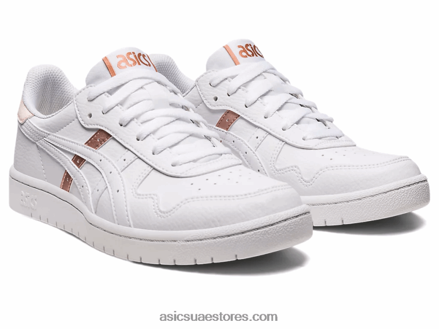 Asics أبيض / ذهب وردي اليابان اس 2N24DJ2608