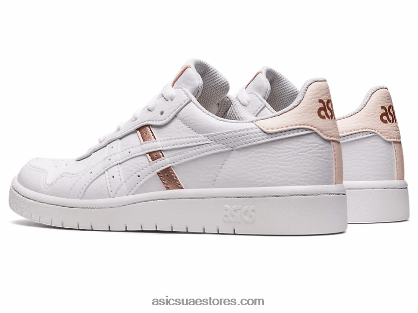 Asics أبيض / ذهب وردي اليابان اس 2N24DJ2608