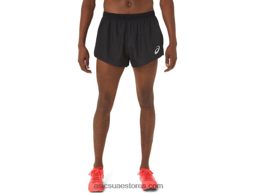 Asics أسود الأداء شورت منسوج خفيف من أكتي بريز للرجال 2N24DJ262