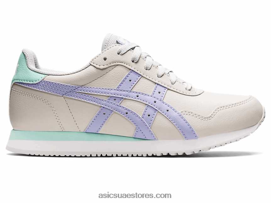 Asics الرمادي الجليدي / بخار عداء النمر 2N24DJ2622