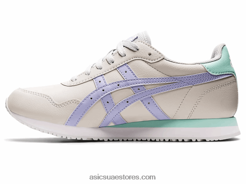Asics الرمادي الجليدي / بخار عداء النمر 2N24DJ2622
