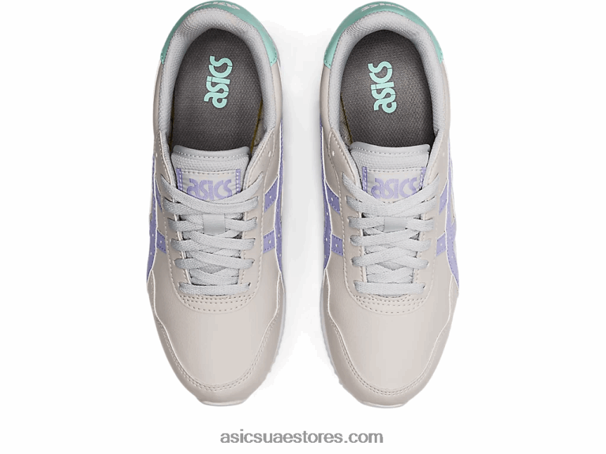 Asics الرمادي الجليدي / بخار عداء النمر 2N24DJ2622