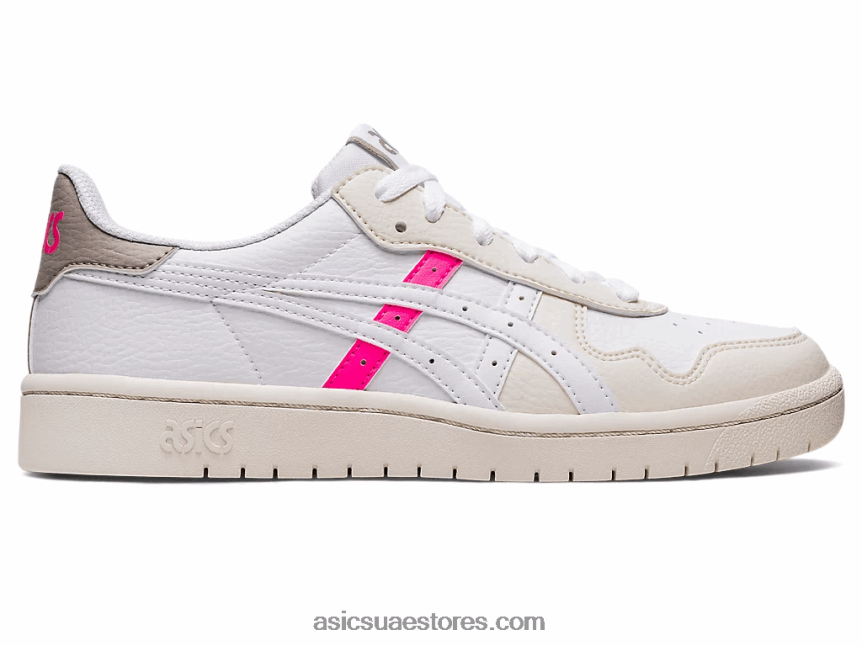 Asics أبيض / وردي ساخن اليابان اس 2N24DJ2628