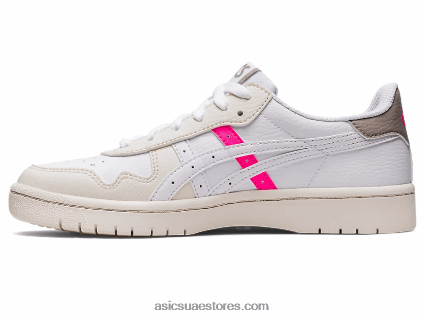 Asics أبيض / وردي ساخن اليابان اس 2N24DJ2628
