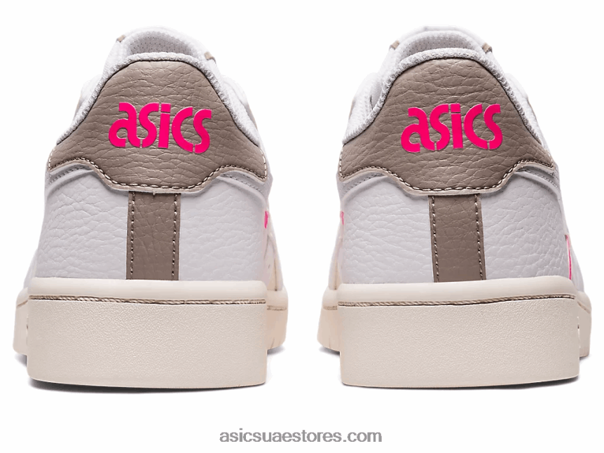 Asics أبيض / وردي ساخن اليابان اس 2N24DJ2628