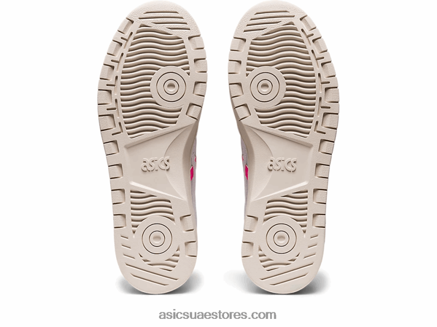 Asics أبيض / وردي ساخن اليابان اس 2N24DJ2628