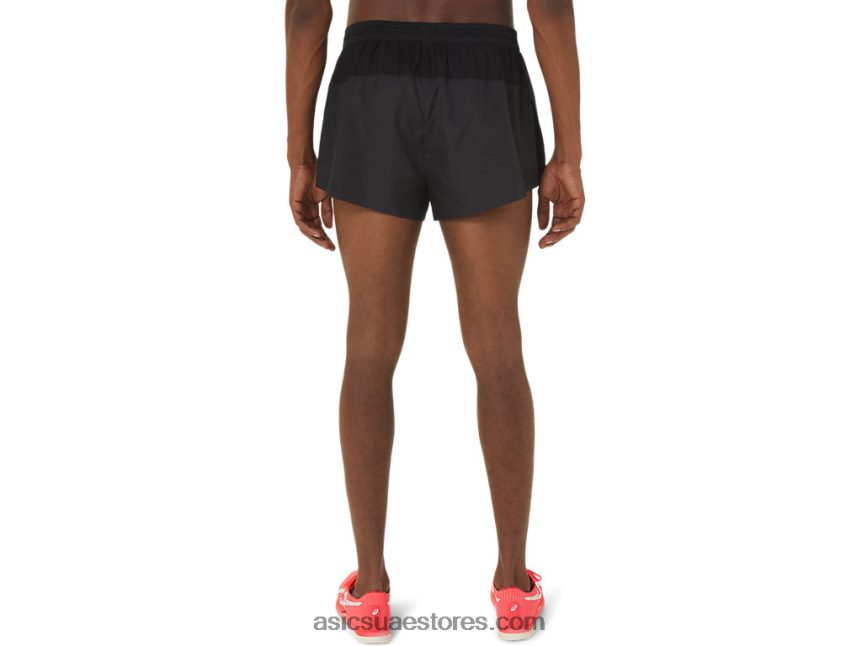 Asics أسود الأداء شورت منسوج خفيف من أكتي بريز للرجال 2N24DJ262