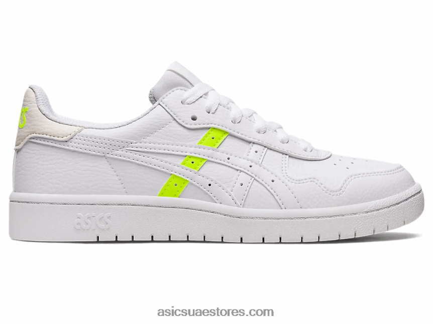 Asics أبيض / أصفر أمان اليابان اس 2N24DJ2634