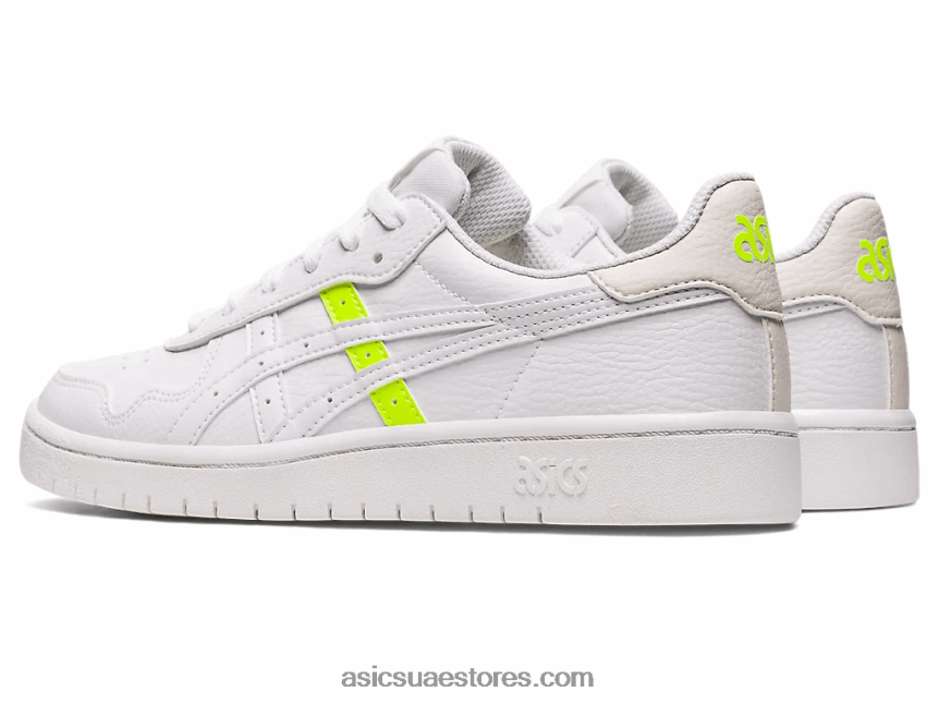Asics أبيض / أصفر أمان اليابان اس 2N24DJ2634