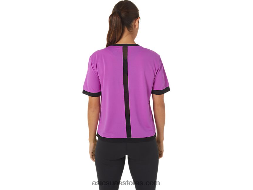Asics زهرة الأوركيد المرأة كيت مش كم قصير 2N24DJ2748