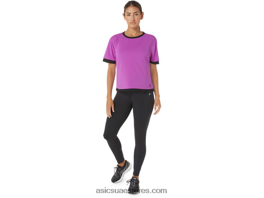 Asics زهرة الأوركيد المرأة كيت مش كم قصير 2N24DJ2748