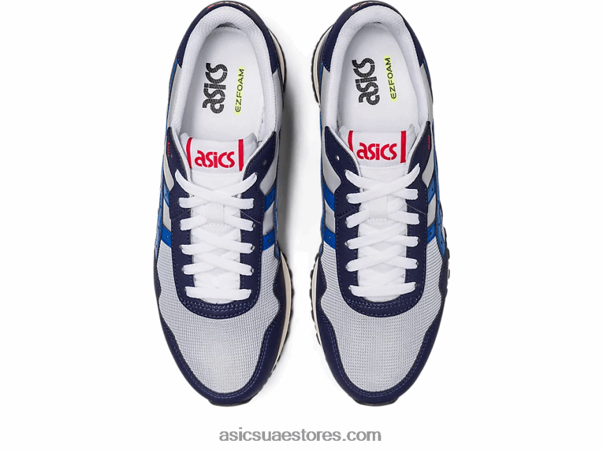 Asics بيدمونت الرمادي / الطاووس عداء النمر الثاني 2N24DJ274