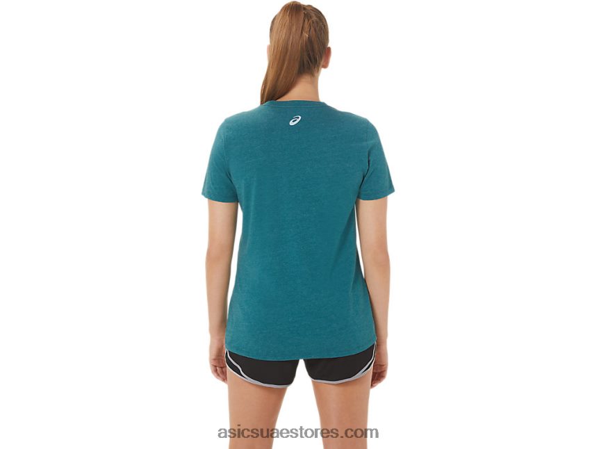 Asics هيذر الصنوبر المخملية الكركديه النسائي دوامة طاقم 2N24DJ2769