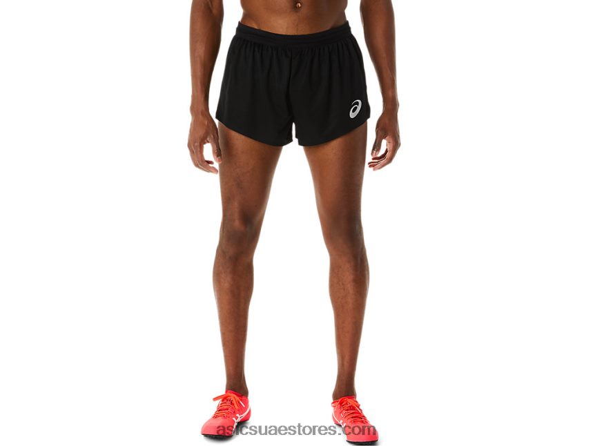 Asics أسود الأداء شورت قصير متماسكة من أكتيبريز للرجال 2N24DJ277