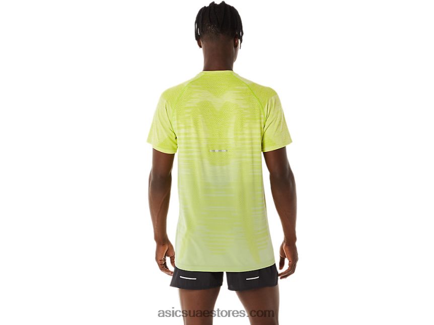Asics حكيم خفيف / قشر الليمون قميص رجالي بأكمام قصيرة بدون خياطة 2N24DJ27