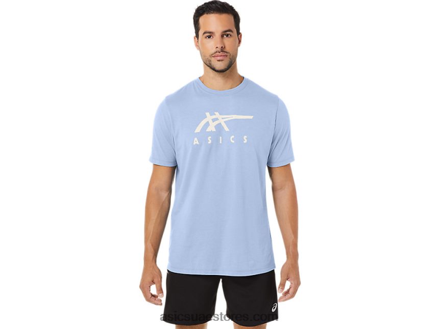Asics سماء ناعمة كم قصير شريطية 2N24DJ28