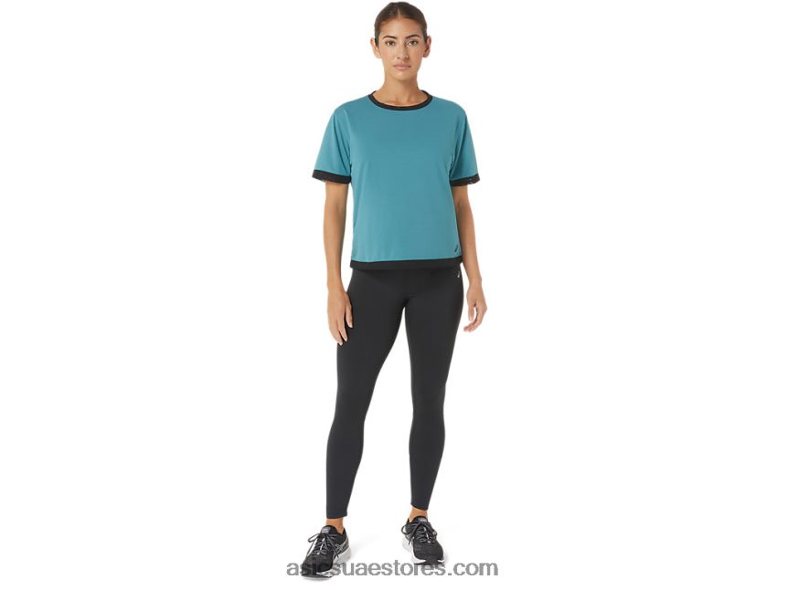 Asics الصنوبر الضبابي المرأة كيت مش كم قصير 2N24DJ2840