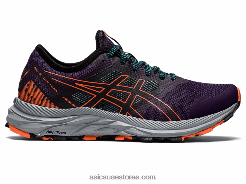 Asics الظل الليلي / نوفا برتقالي درب جل مثير 2N24DJ2857