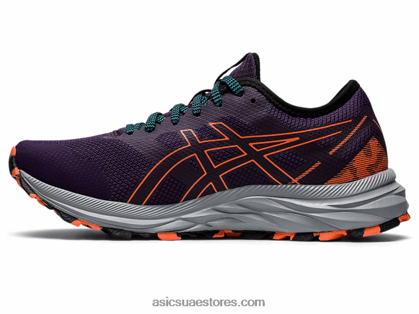 Asics الظل الليلي / نوفا برتقالي درب جل مثير 2N24DJ2857