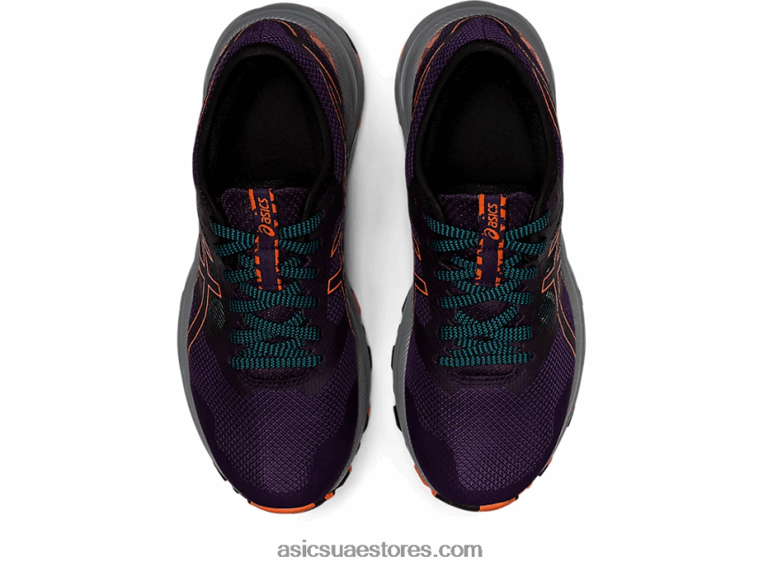 Asics الظل الليلي / نوفا برتقالي درب جل مثير 2N24DJ2857