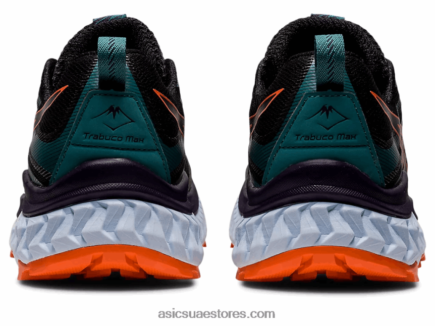 Asics أسود / نوفا برتقالي ترابوكو ماكس 2N24DJ2882