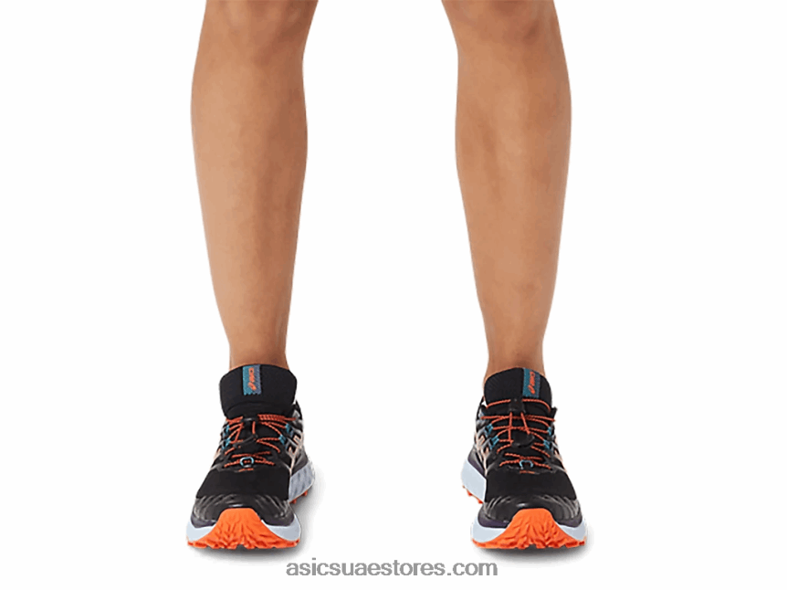 Asics أسود / نوفا برتقالي ترابوكو ماكس 2N24DJ2882