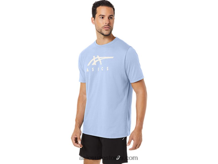 Asics سماء ناعمة كم قصير شريطية 2N24DJ28